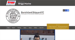 Desktop Screenshot of burntislandshipyard.co.uk